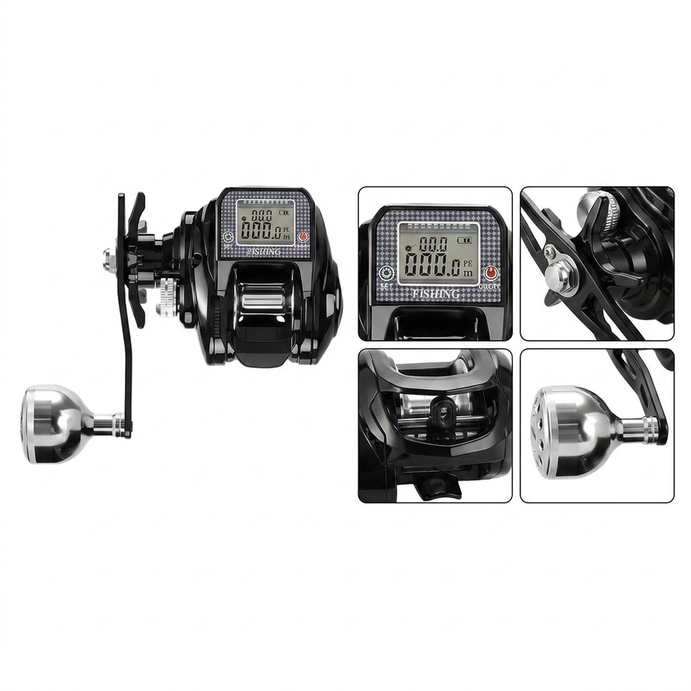 Spincast Reel - S200 디지털 베이트캐스팅 릴은 정확한 라인